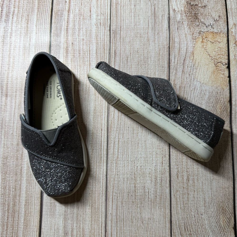 TOMS Sparkle Black Sneakers